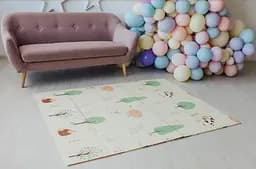 Дитячий двосторонній складаний килимок Poppet Тигреня в лісі і Молочна ферма, 200х180 см (PP001-200) - мініатюра 7