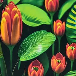 Алмазная мозаика Strateg ПРЕМИУМ Экзотика цветов размером 30х30 см (HEE16338)