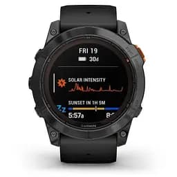 Смарт-годинник Garmin Fenix 7X Solar Slate Gray w. Black Band (010-02778-00/01) - мініатюра 2