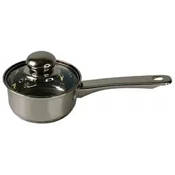 Ковш Krauzer Constant, со стеклянной крышкой, 12 см, 0,5 л (78002)