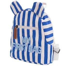 Рюкзак детский Childhome My first bag stripes electric blue (CWKIDBSTBL)