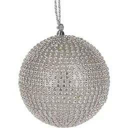 Прикраса декоративна Elendekor Куля 8 см срібло (877-087)