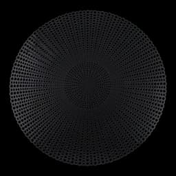 Подставка под тарелку Offtop, 41 см, черный (854991)