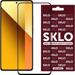 Захисне скло SKLO Pro Full 3D Glass для Redmi Note 13 Pro 5G/ Note 13 4G/5G / Poco X6 5G/ Xiaomi 13T/ Poco M6 Pro 4G Black [117792] - мініатюра 2