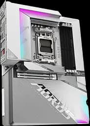 Mатеринська плата Gigabyte B650E Aorus Stealth Ice Socket AM5 (B650E A STEALTH ICE) - мініатюра 2