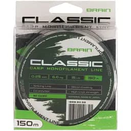 Волосінь Brain Classic Carp Line 3D (ca мo) 150 м 0.25 мм 15 lb 6.6 кг - мініатюра 2