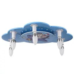 Люстра стельова Brille дерев'яна для дитячої E14 40W Mix (KL-415C/5)