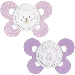 Силіконова пустушка Chicco Physio Comfort, 6-16 міс., рожева, 2 шт. (74933.11.00.00)