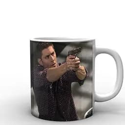 Кухоль GeekLand Supernatural Вінчестери зі зброєю SN.02.028 330 мл білий