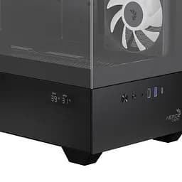 Корпус AeroCool P500D Digi-G-BK-v1 Black (ACCM-PN07033.11) - мініатюра 7
