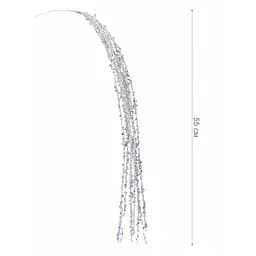 Гілка декоративна Yes! Fun Сніжний водоспад 55 см біла (974946) - мініатюра 2
