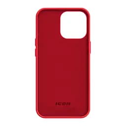 Силиконовый чехол для Apple iPhone 13 Pro, ICON2 Case, красный, противоударный, панель, защита всего корпуса, матовая поверхность Soft Touch, выступает над дисплеем, совместим с защитными стеклами и пленками, с микрофиброй, ArmorStandart (ARM60495) - мініатюра 2