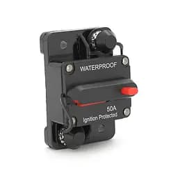Автоматичний вимикач запобіжник однополюсний постійного струму 12-48V GG-CB5 Waterproof 50A