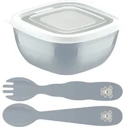 Набор детской посуды Tramontina Baby Le Petit, 3 предмета, серый (23797/603)