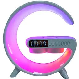Настільний смарт нічник RGB світильник з бездротовою зарядкою Bluetooth колонка G11 15W BT