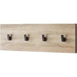 Вішалка настінна VAYS для одягу на 4 гачки M-47 дуб сонома