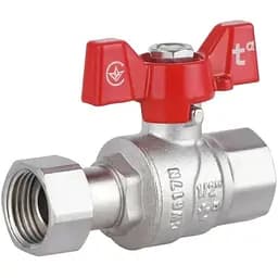 Кран кульовий Thermo Alliance Forte 1/2" ВВ прямий, PN40, з накидною гайкою, метелик SF260W15