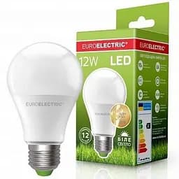 Лампочка Euroelectric LED А60 12W E27 4000K 220V (LED-A60-12274(EE)) - мініатюра 2