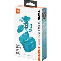 Навушники JBL Tune Buds 2 Turquoise (JBLTBUDS2TQE) [123556] - мініатюра 11