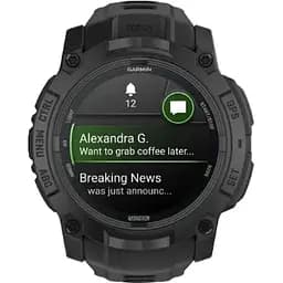 Смарт-годинник Garmin Instinct 3 50mm AMOLED Tactical Edition Black with Black Band (010-03020-50) - мініатюра 8