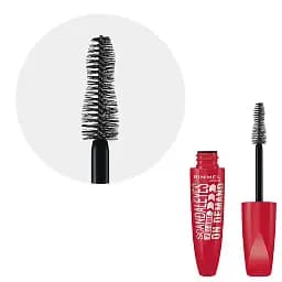 Туш для вій Rimmel Scandaleyes Volume On Demand відтінок 002 (Brown black) 12 мл (8000018843562) - мініатюра 4