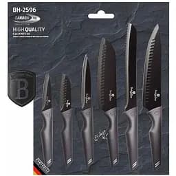 Уцінка. Набір ножів Berlinger Haus Metallic Line Carbon Pro Edition, 6 предметів, сірий (BH 2596) - мініатюра 2