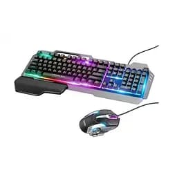 Клавиатура и мышь Hoco GM12 Light and shadow RGB gaming
