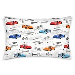 Дитяча постільна білизна в ліжечко RACING CARS CS1, сірий (CarsRacingColor_CellGreyWhite_140) - мініатюра 3