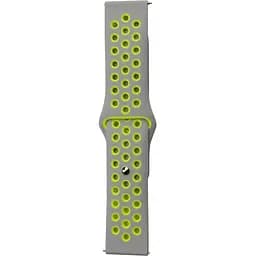 Ремешок Nikes Samsung Gear S3 22 мм Серо-Салатовый