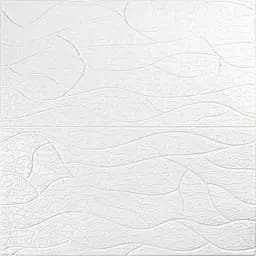 Панель 3D Sticker Wall 700х700х6мм Білий SW-00001948