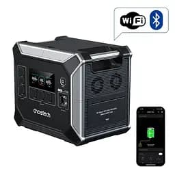 Зарядна станція Choetech BS067 2048Wh, 2400W (BS067-EU-BKSL)_OEM - мініатюра 3