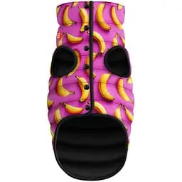 Курточка для собак Waudog Clothes Банани на рожевому XS30