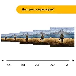 Пазл деревяний Рускій ваєнний карабль, А4, Картонна коробка 100 елементів - мініатюра 2