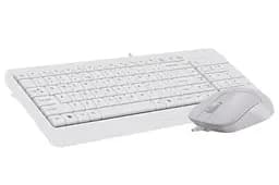 Комплект Fstyler Sleek Multimedia Comfort F1512 White клавіатура+миша A4Tech teh0020651 - мініатюра 4