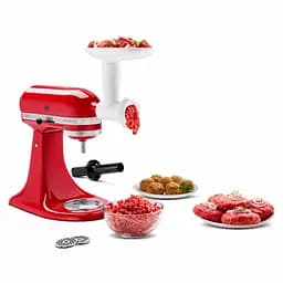 Набір з 2 насадок KitchenAid протирка + м'ясорубка (5KSMFVSP+5KSMFGA) (5KSMFVSFGA) - мініатюра 4