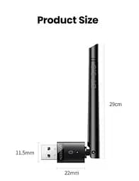 USB Bluetooth-адаптер Ugreen Bluetooth 5.3 передатчик для компьютера ноутбука Black (15610) - мініатюра 9