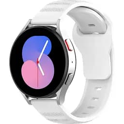 Ремінець силіконовий для смарт-годин BeWatch 22 мм Білий