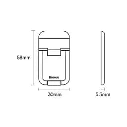 Підставка для ноутбука Baseus Slim Laptop Kickstand (BS-HN001) Grey - мініатюра 9