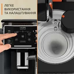 Кавомашина Krups Sensation Milk M90 EA912B10 - мініатюра 2