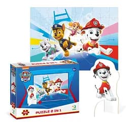 Дитячі Пазли Paw Patrol Місія кличе DoDo 200165 60 елементів, з фігуркою - мініатюра 2