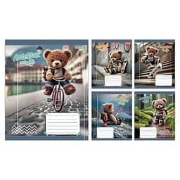 Набір зошитів 1 вересня Adventure awaits А5, 12 аркушів 25 шт. (768197)