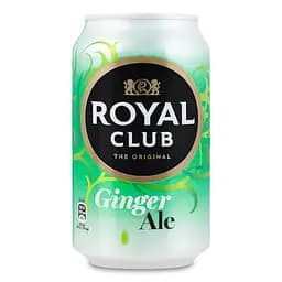 Упаковка напою Royal Club Ginger Ale безалкогольний 7.92 л (0.33 л х 24 шт.) з/б - мініатюра 2