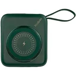 Мини-повербанк Yoobao с кабелем и быстрой зарядкой 10000 мАч 20w W1 PD+QC Magsafe Зеленый