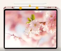 Чохол-книжка DK для Apple iPad Air 13" M2 2024 екошкіра/силікон Smart Case cлот стилус (017899) pink sand - мініатюра 4