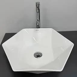 Умивальник VBI Rocazzo white накладний VBI-012624, Білий - мініатюра 5