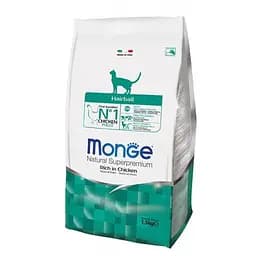 Сухий корм Monge Cat Hairball з куркою для котів з ефектом виведення шерсті зі шлунка 1,5 кг