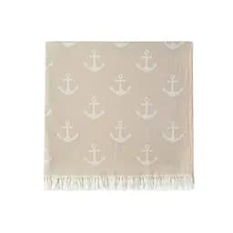 Рушник Lotus Home Pestemal - Anchor 90x160 beige бежевий - мініатюра 2