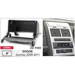 Перехідна рамка Dodge Journey Carav 22-1169 - мініатюра 2