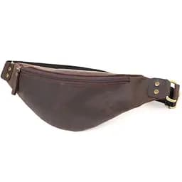 Чоловіча стильна бананка з натуральної vintage шкіри SHVIGEL 29х11х4,5 см sum0027449