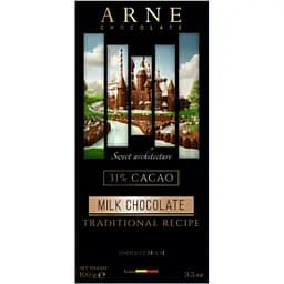Шоколад молочний Arne 31% 100 г